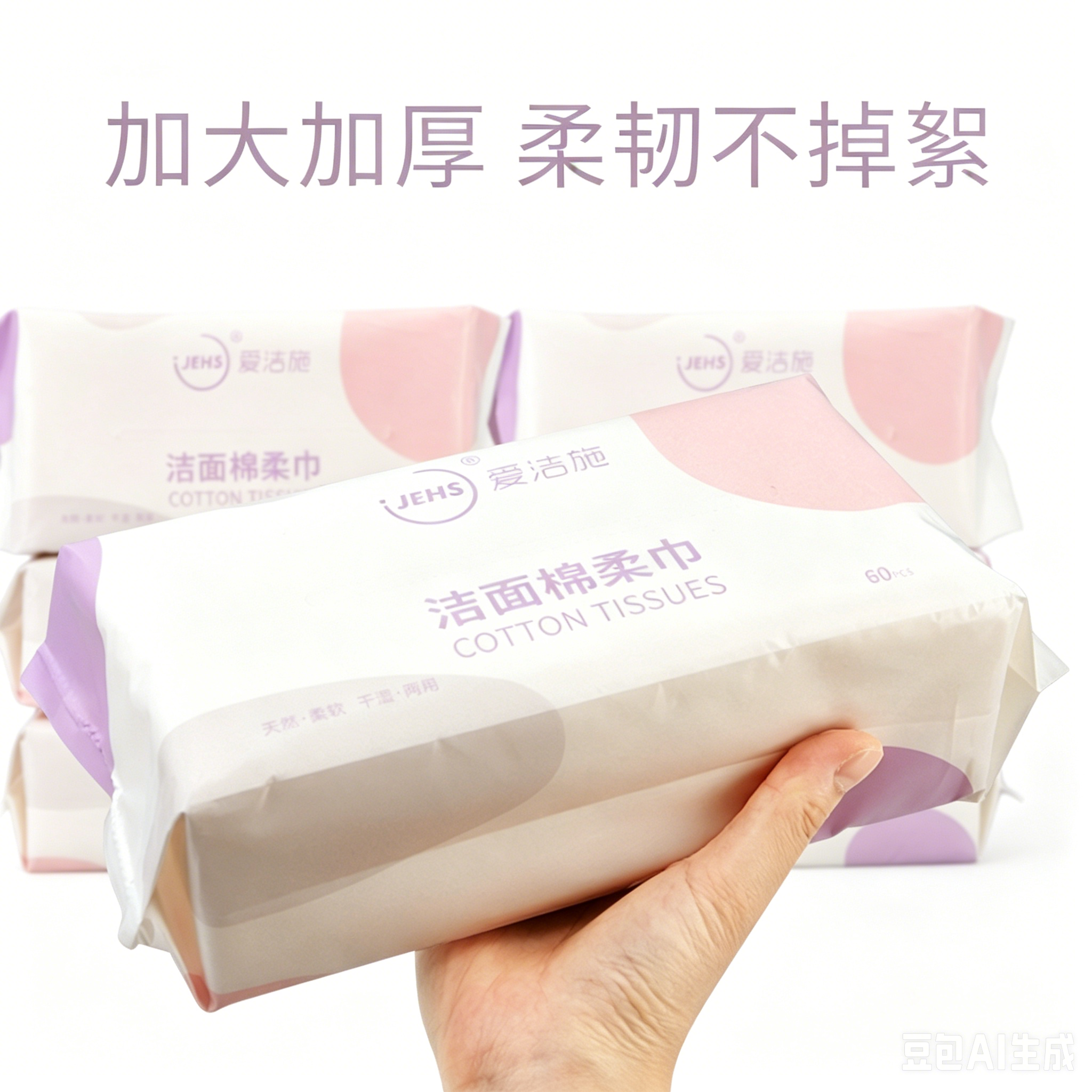 洁面棉柔巾(软包)(A23)