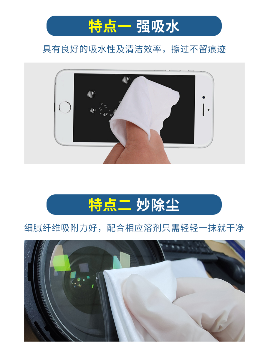 B22亚超细纤维无尘布