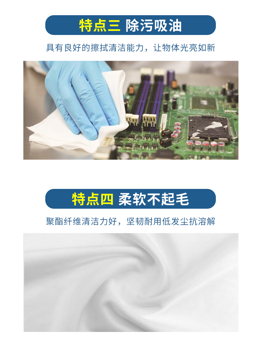 B22亚超细纤维无尘布