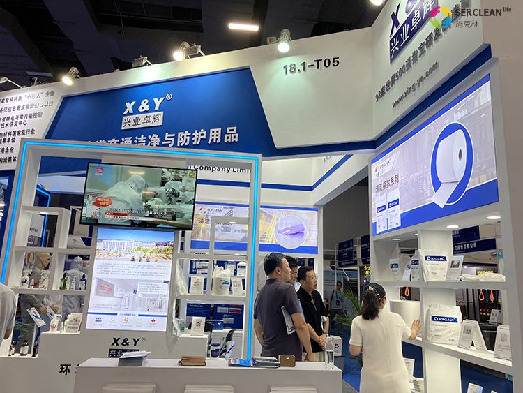 mk体育展位的产品——清洁擦拭系列